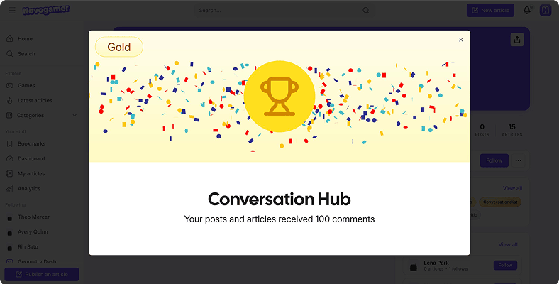 Placeholder image representing community badges and achievements